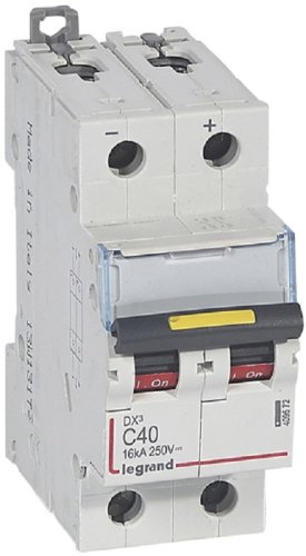 Выключатель автоматический Legrand DX3-E 10000 2п 40А C 16кА картинка